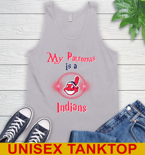 MLB Baseball Harry Potter My Patronus Is A Cleveland Indians Tank Top 3