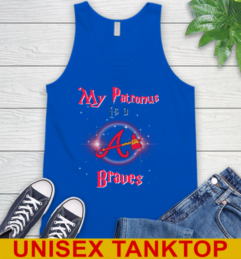 MLB Baseball Harry Potter My Patronus Is A Atlanta Braves Tank Top 4