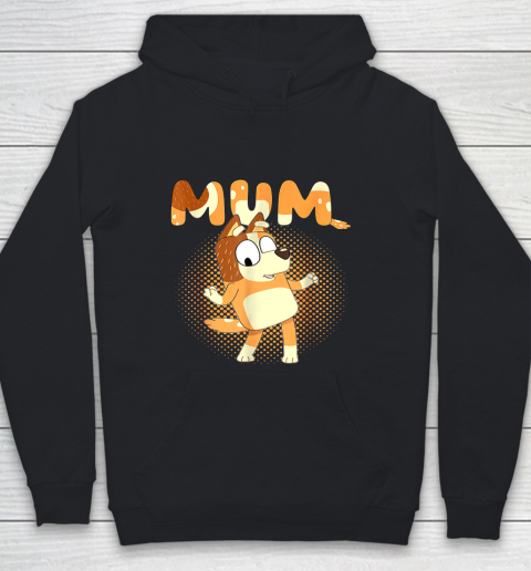 Mum Moms Family Blueys Love Parents days Youth Hoodie