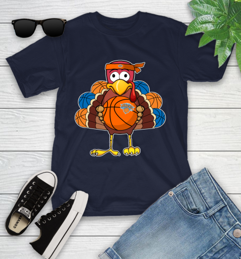 New York Knicks Turkey thanksgiving day Youth T-Shirt 3