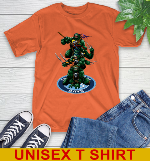 MLB Baseball Tampa Bay Rays Teenage Mutant Ninja Turtles Shirt T-Shirt 6 MLB Baseball Tampa Bay Rays Teenage Mutant Ninja Turtles Shirt T-Shirt - Image 6