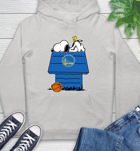 Golden State Warriors NBA Basketball Snoopy Woodstock The Peanuts Movie Hoodie