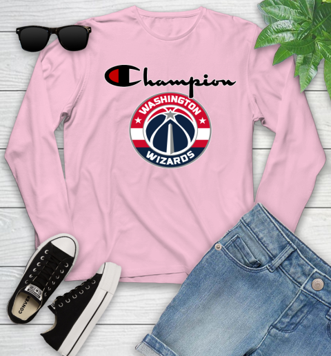 NBA Basketball Washington Wizards Champion Shirt Youth Long Sleeve 8