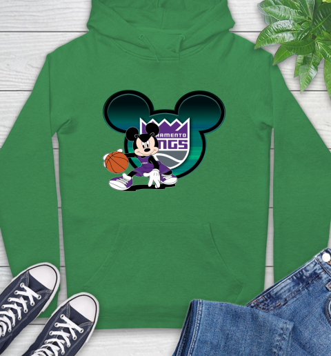 NBA Sacramento Kings Mickey Mouse Disney Basketball Hoodie 8