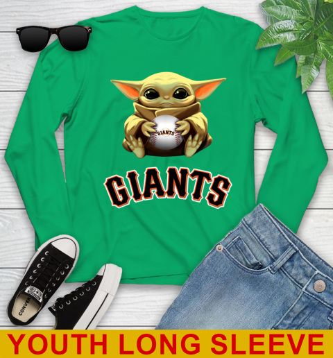 MLB Baseball San Francisco Giants Star Wars Baby Yoda Shirt 128