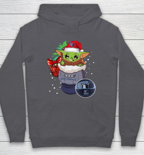 Memphis Grizzlies Christmas Baby Yoda Star Wars Funny Happy NBA Hoodie 7