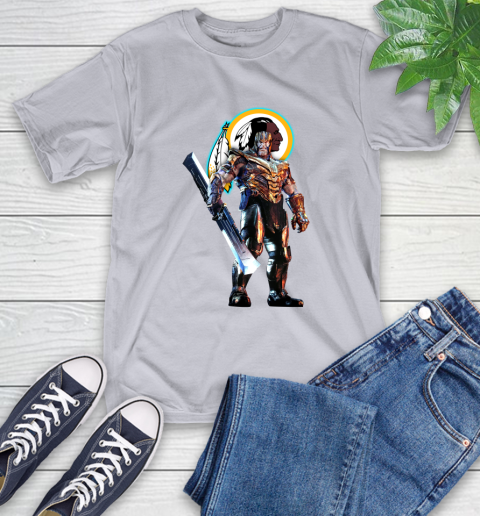 NFL Thanos Gauntlet Avengers Endgame Football Washington Redskins T-Shirt 6