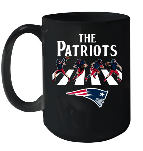 NFL Football New England Patriots The Beatles Rock Band Shirt Ceramic Mug 15oz
