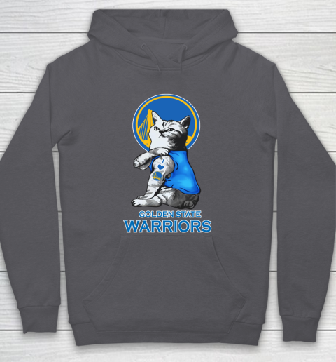NBA Basketball My Cat Loves Golden State Warriors Hoodie 4