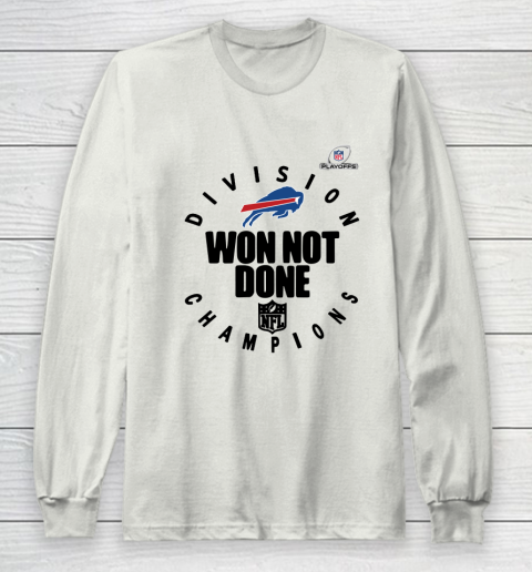 Buffalo Bills East Champions 2020 NFL Playoffs Division Won Not Done Long Sleeve T-Shirt 9