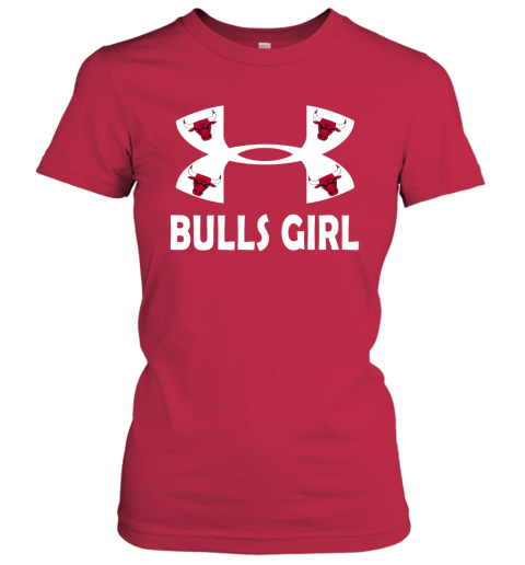 NBA Chicago Bulls Girl Under Armour Basketball Sports ZInjG8jCIp5 ladies t shirt 20 95 151514 front red