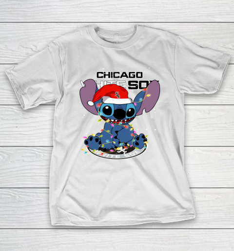 Chicago White Sox MLB noel stitch Baseball Christmas T-Shirt
