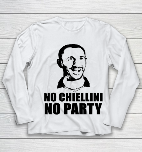 No Chiellini, No Party Italia Champion Euro Player Youth Long Sleeve