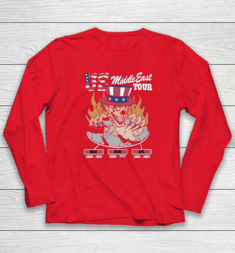 US Middle East Tour Iraq Iran AFG Long Sleeve T-Shirt 6