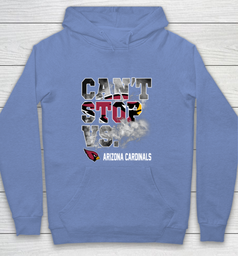 NFL Arizona Cardinals Football Can't Stop Vs Youth Hoodie 8