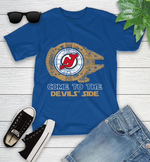 NHL Come To The New Jersey Devils Wars Hockey Sports Youth T-Shirt 12