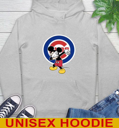 Chicago Cubs MLB Baseball Dabbing Mickey Disney Sports Hoodie 6