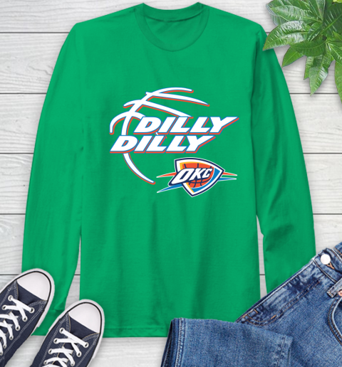 NBA Oklahoma City Thunder Dilly Dilly Basketball Sports Long Sleeve T-Shirt 7