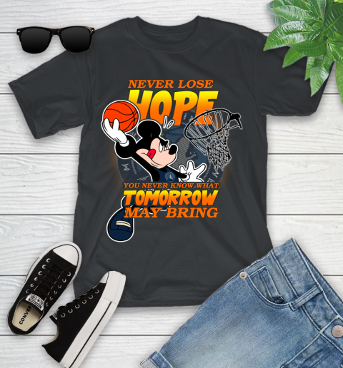 Minnesota Timberwolves NBA Basketball Mickey Disney Never Lose Hope Youth T-Shirt