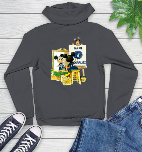 NBA Basketball Minnesota Timberwolves Mickey Drawing Shirt 130