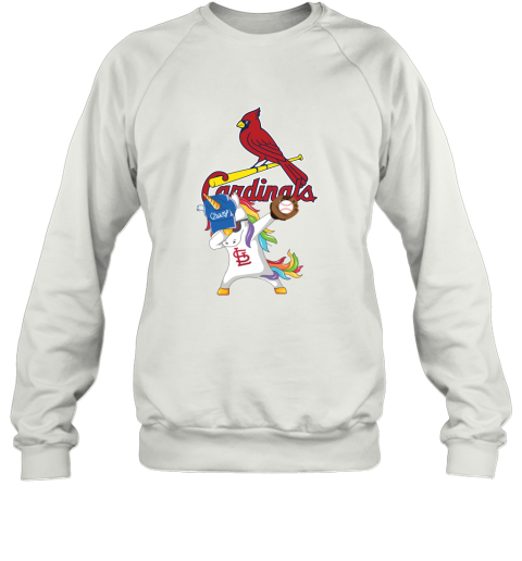 Hip Hop Dabbing Unicorn Flippin Love St Louis Cardinals Sweatshirt