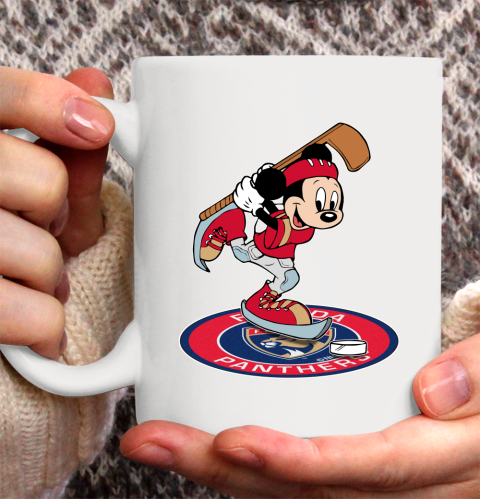 NHL Hockey Florida Panthers Cheerful Mickey Disney Shirt Ceramic Mug 15oz 2