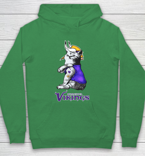 NFL Football My Cat Loves Minnesota Vikings Hoodie 5