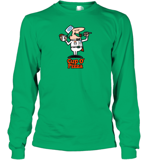 Cup O Pizza Long Sleeve T-Shirt - Father Figure Clothing