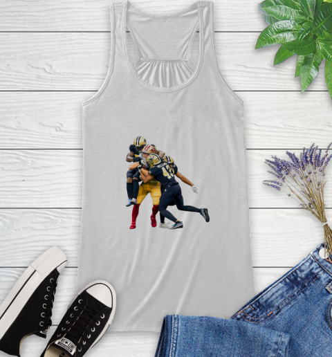 Sprint Football San Francisco 49ers And New Orleans Saints Shirts 38
