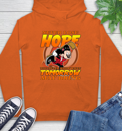 New Jersey Devils NHL Hockey ootball Mickey Disney Never Lose Hope Hoodie 4