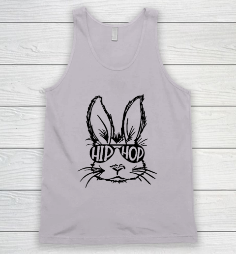 Hip Hop Bunny Face With Sunglasses Easter Day Tank Top 2
