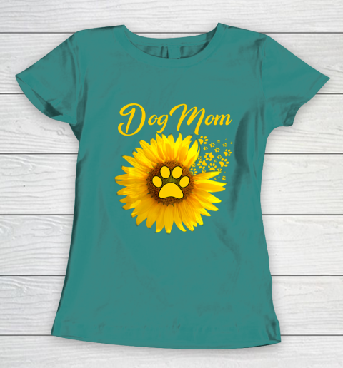 Dog mom shirt with sunflower store