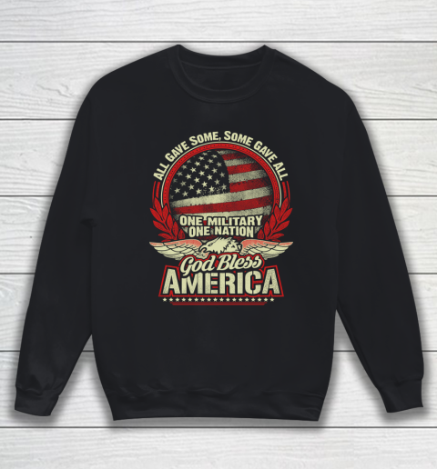 Veteran Shirt God Bless America Sweatshirt