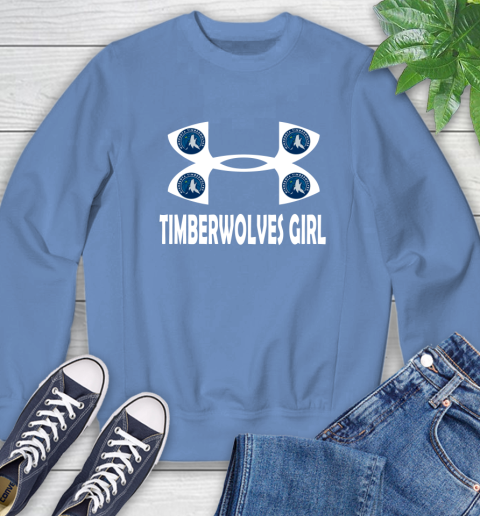NBA Minnesota Timberwolves Girl Under Armour Basketball Sports Sweatshirt 11