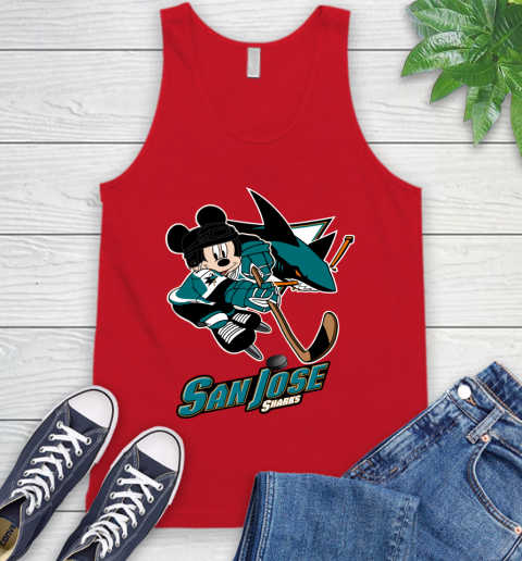 NHL San Jose Sharks Mickey Mouse Disney Hockey T Shirt Tank Top 6