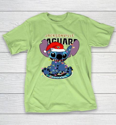 Jacksonville Jaguars NFL Football noel stitch Christmas T-Shirt 6