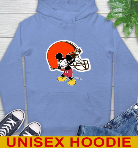 Cleveland Browns NFL Football Dabbing Mickey Disney Sports Hoodie 11