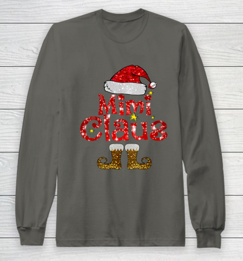 Funny Santa Mimi Claus Merry Christmas Long Sleeve T-Shirt 5