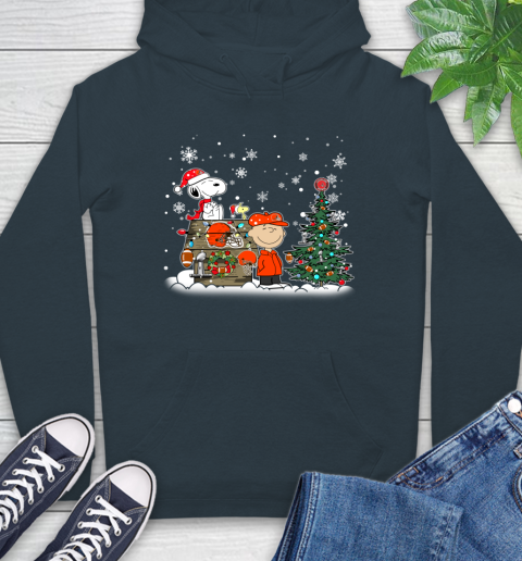NFL Cleveland Browns Snoopy Charlie Brown Christmas Football Super Bowl Sports Hoodie 7