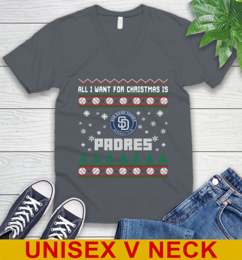 MLB All I Want For Christmas Is San Diego Padres Baseball Sports 50