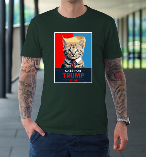 Cats For Trump 2024 Election T-Shirt 3