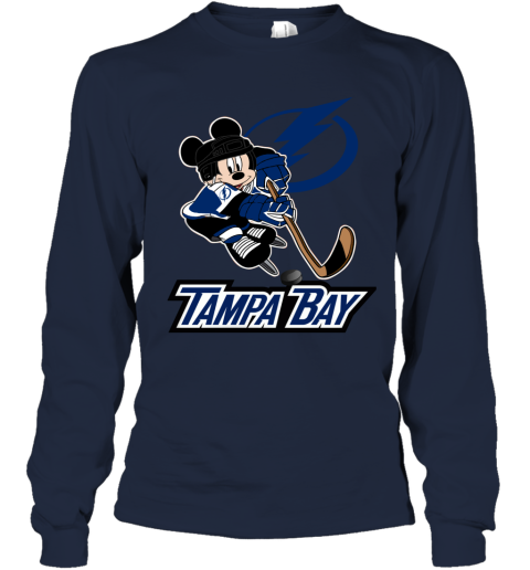 Mickey Tampa Bay Lightning With The Stanley Cup Hockey NHL Youth T-Shirt 