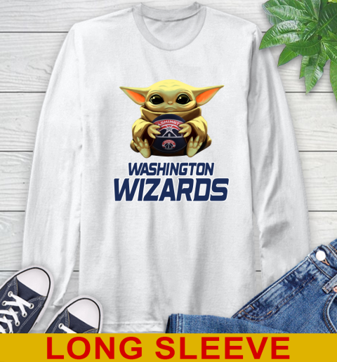 NBA Basketball Washington Wizards Star Wars Baby Yoda Shirt 58