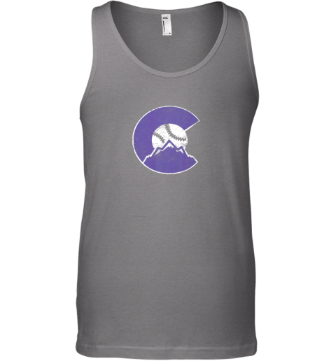 lvux new colorado rocky mountain baseball sports team unisex tank 17 front graphite heather