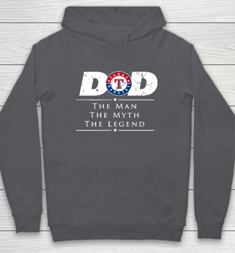 Texas Rangers MLB Baseball Dad The Man The Myth The Legend Hoodie 4