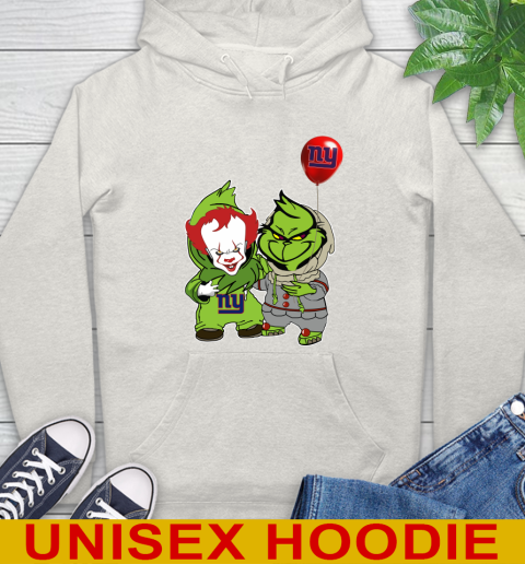 New York Giants Baby Pennywise Grinch Christmas NFL Football Hoodie 12