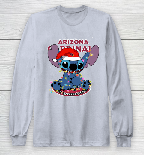 Arizona Cardinals NFL Football noel stitch Christmas Long Sleeve T-Shirt 4