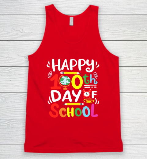 Happy 100th Day Of School 100 Days Of School Teacher Student Tank Top 4