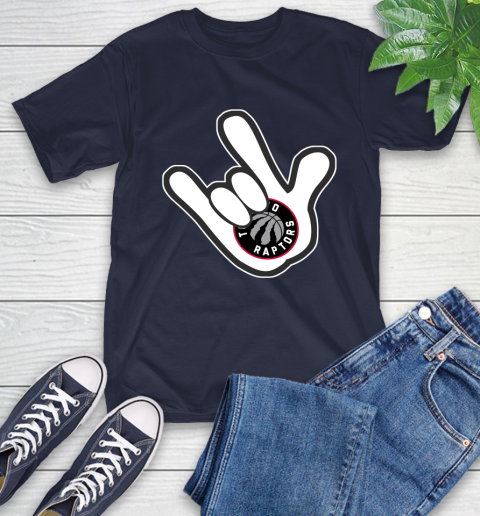 Toronto Raptors NBA Basketball Mickey Rock Hand Disney T-Shirt 4