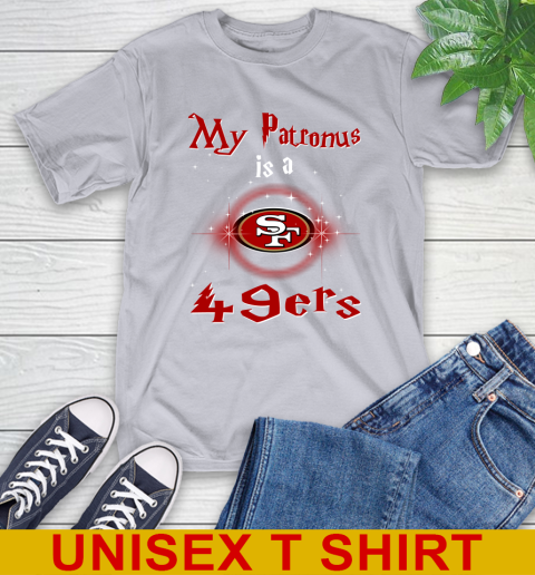 NFL Football Harry Potter My Patronus Is A San Francisco 49ers T-Shirt 6 NFL Football Harry Potter My Patronus Is A San Francisco 49ers T-Shirt - Image 6